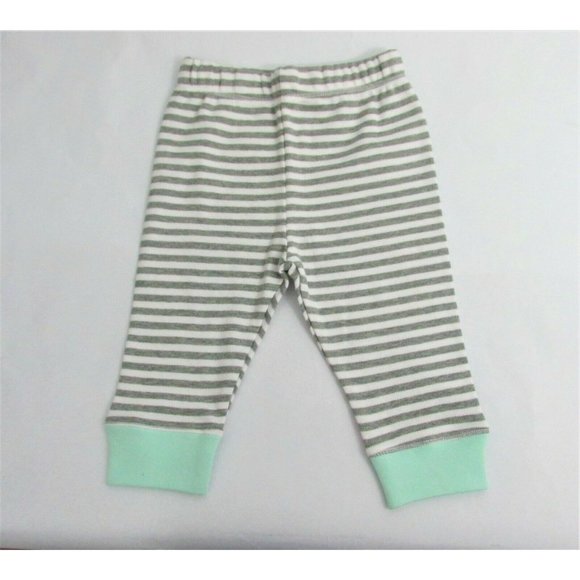 Cloud Island 3-PC Baby Outfit Sz 0-3M Mint Green Gray Shirt Pants Hat neutral - Picture 6 of 7